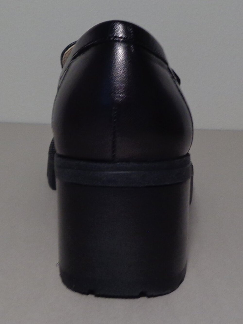 Coach Size 7.5 M / CORA LEATHER / Black / Heeled Penny Loafers Women's Shoes - Picture 10 of 16